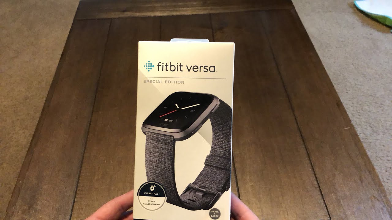 Unboxing Fitbit Versa Special Edition Fitness Smartwatch
