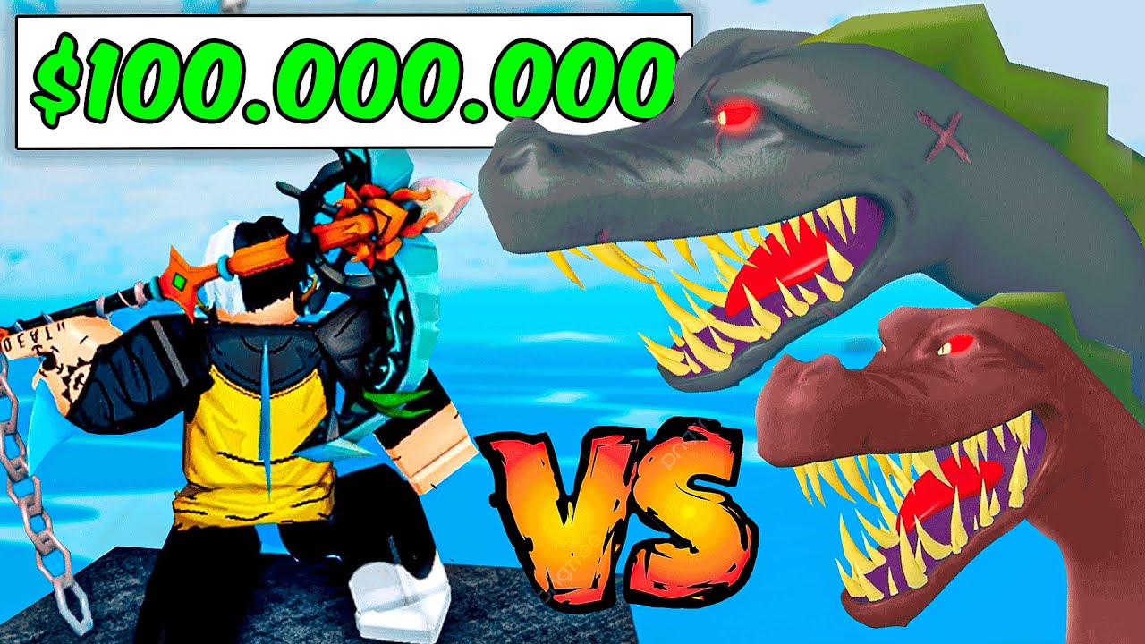 FARMEI SEA BEAST ATÉ PEGAR 100 MILHÕES no BLOX FRUITS!!