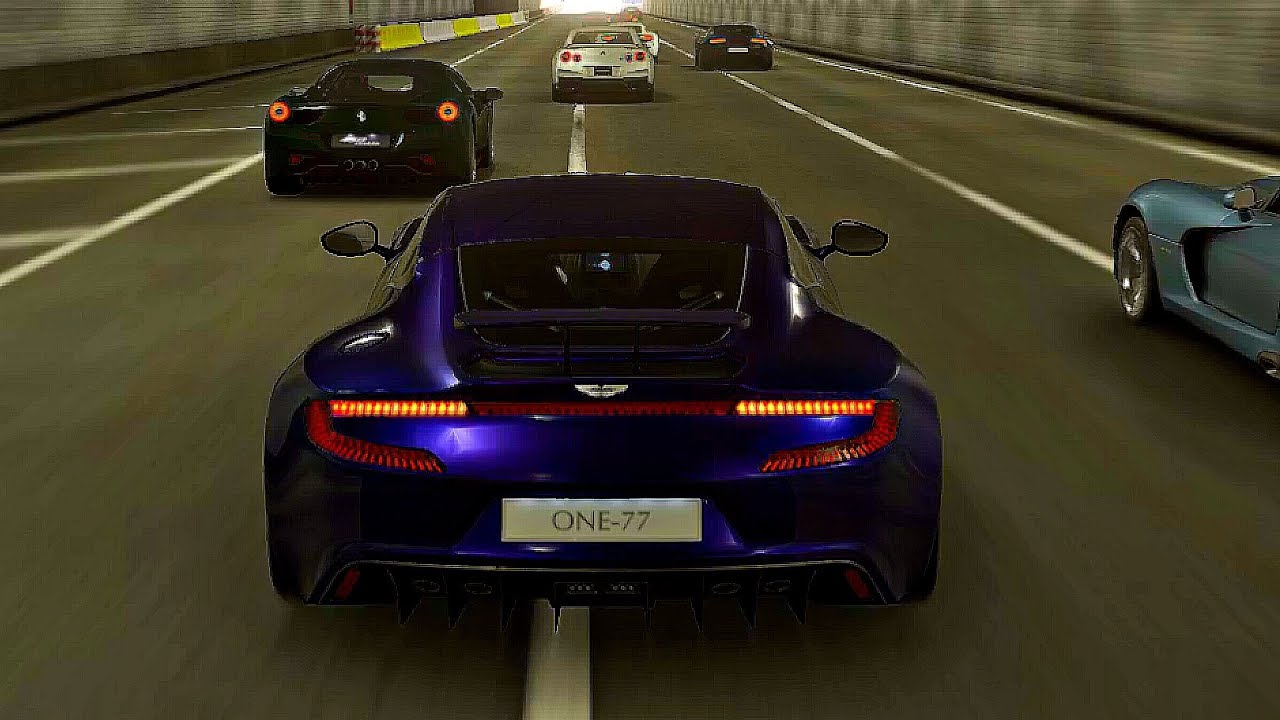 Gran Turismo Sport - Gameplay Aston Martin One-77 @ Tokyo Expressway [1080p 60fps]