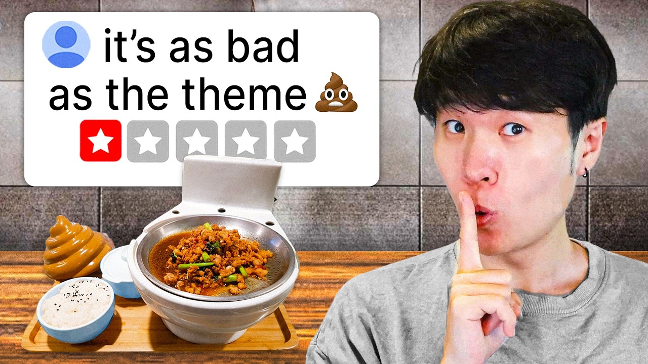 How I tricked my friends into eating at a TOILET RESTAURANT