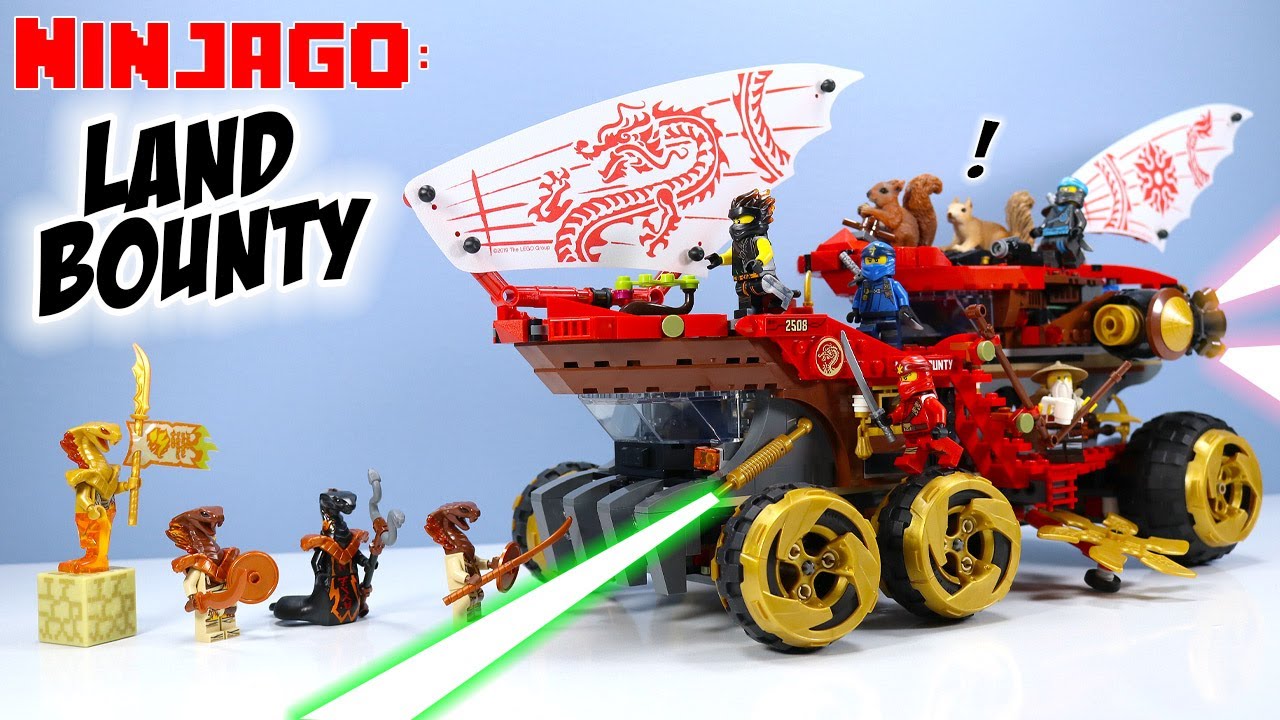 LEGO Ninjago Land Bounty Set Speed Build Review 70677