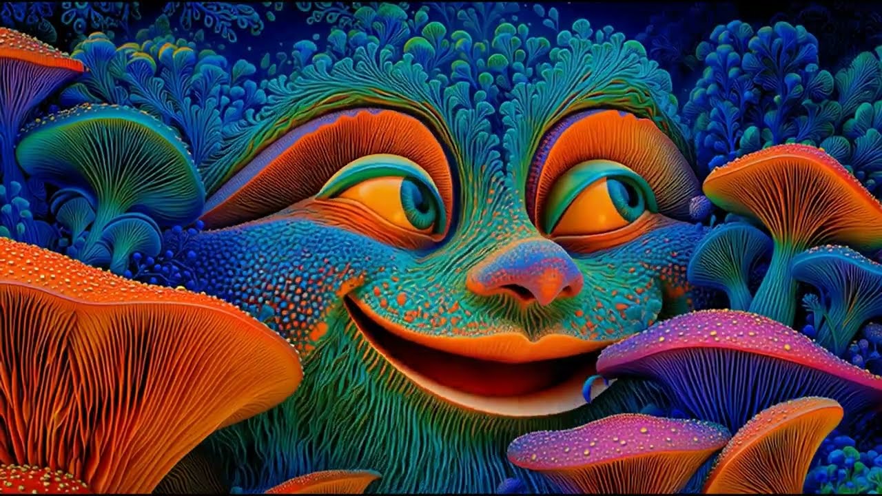 Euphoric Mushroom People - Psychedelic Art And Animation