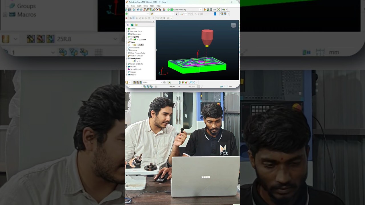 Toolpath Analysis in VMC Programming | Advanced CNC VMC Programming at RVM CAD | Pune & Faridabad
