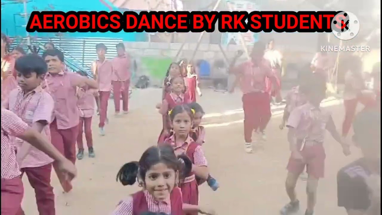 Aerobic dance by RK SCHOOL students 