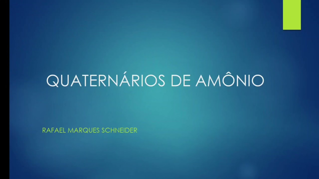 Quaternarios de Am&ocirc;nio