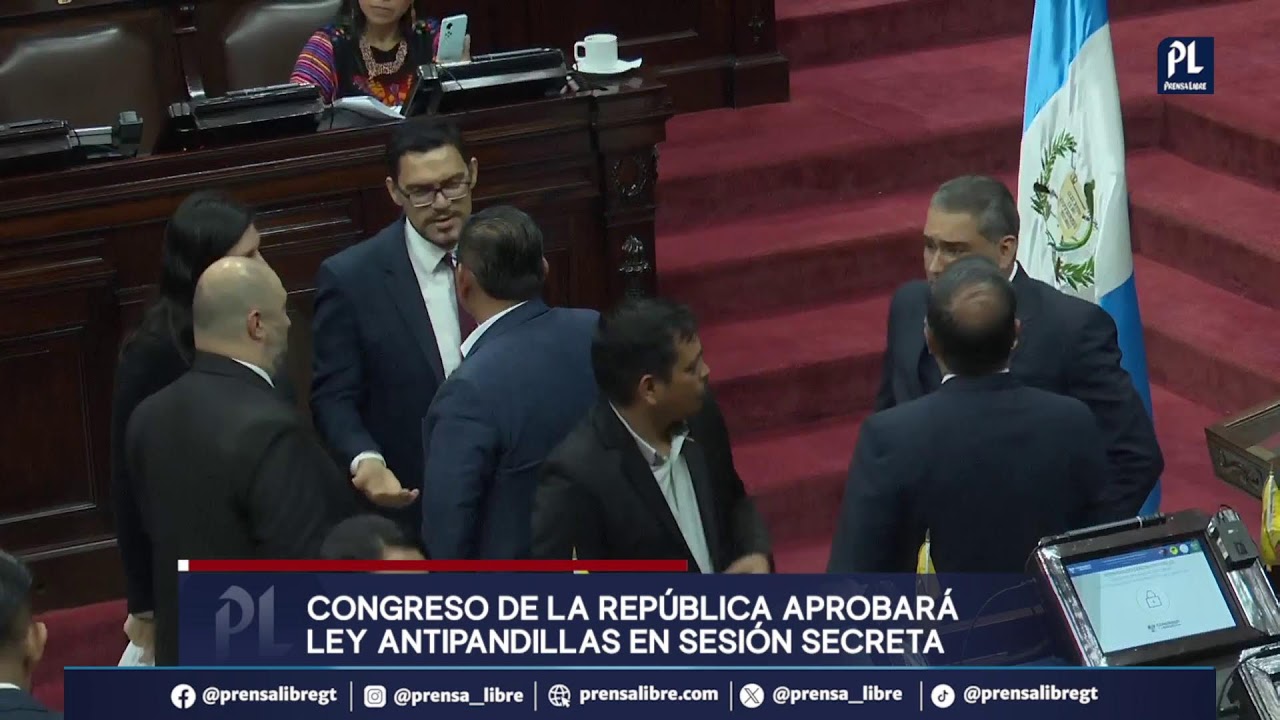 Congreso podría aprobar ley contra pandillas en sesión secreta
