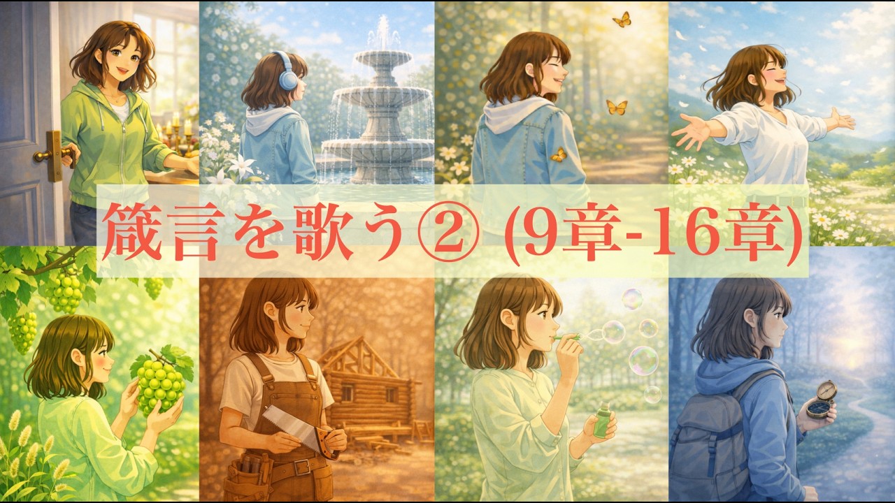 箴言を歌う②、箴言9-16章、ジャパンバイブルワーシップ