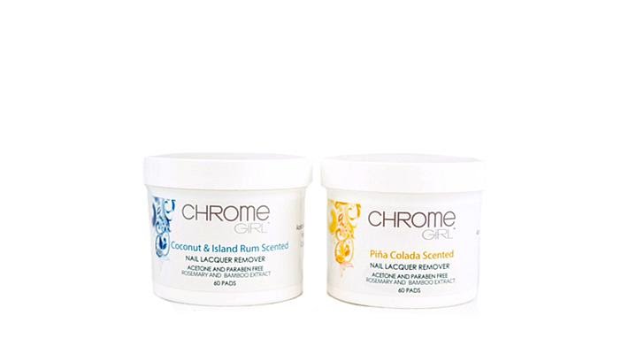 Chrome Girl 120ct Polish Remover Pads  Island Scents