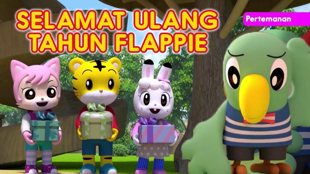 Selamat Ulang Tahun Flappie I Pertemanan I Shimajiro Bahasa Indonesia #kodomochallenge
