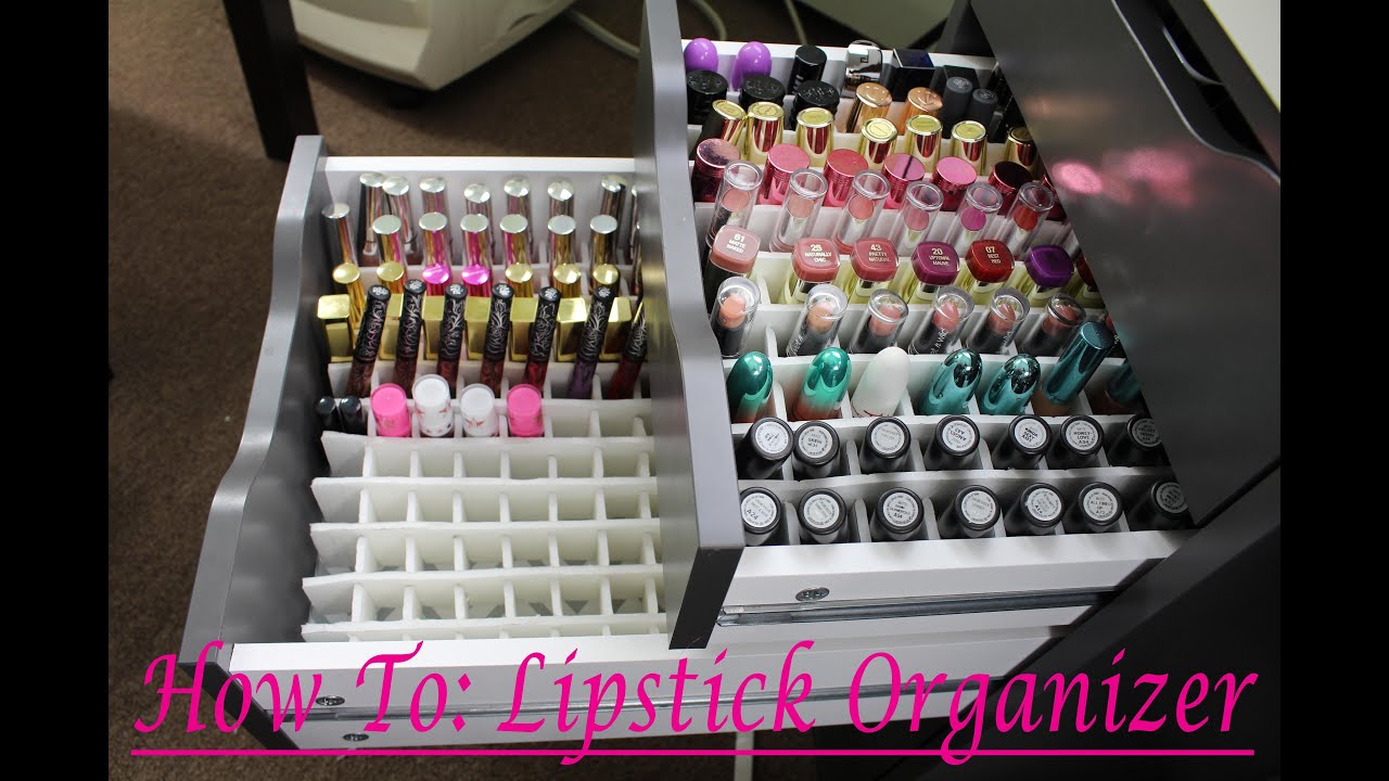 How To: DIY Alex Drawer Lipstick Organizer