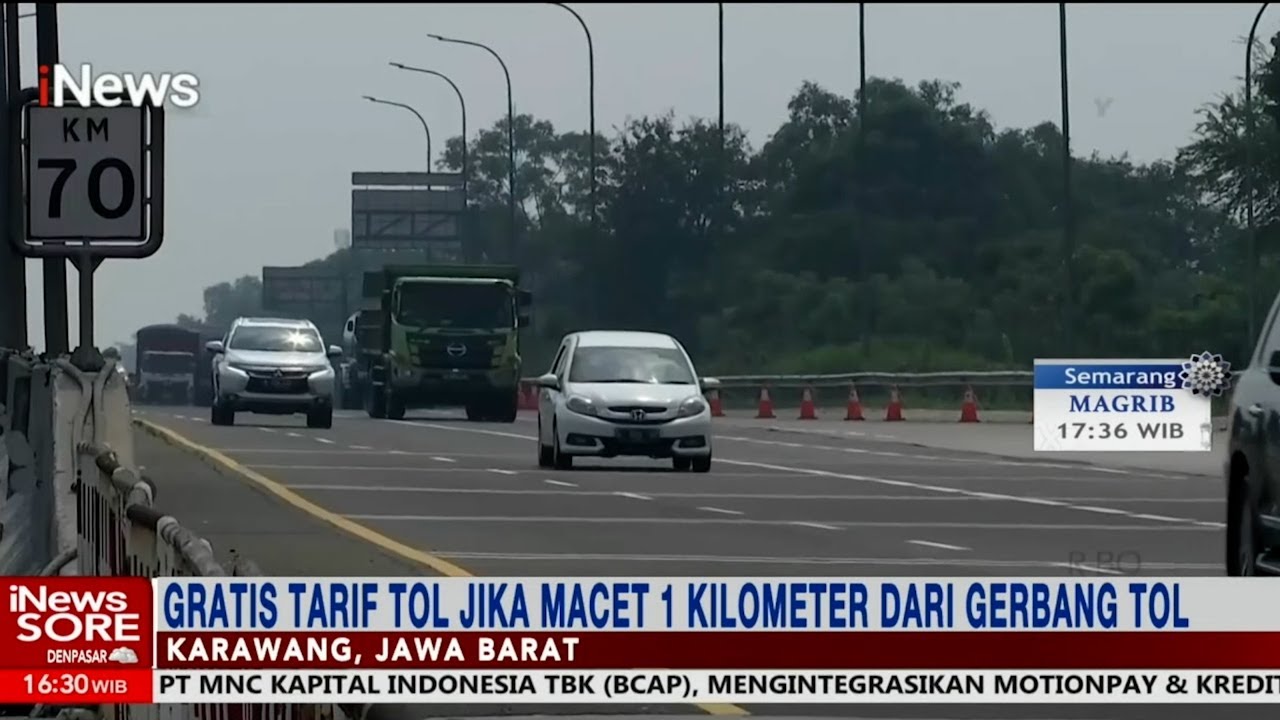 Tol Macet Melebihi 1 KM Saat Mudik Lebaran, Pemerintah Gratiskan Tarif Tol #iNewsSore 25/04