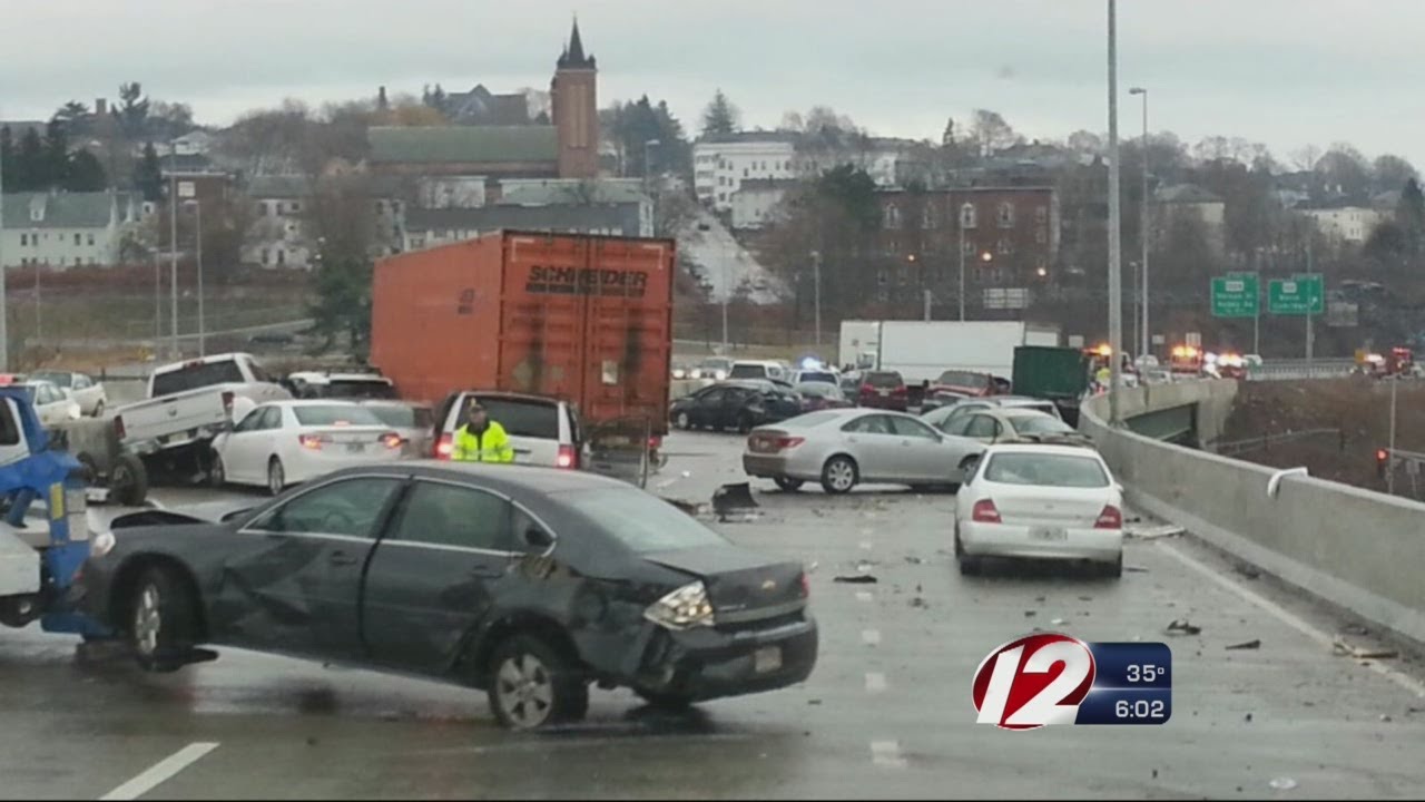70 cars wrecked in Worcester, ice blamed