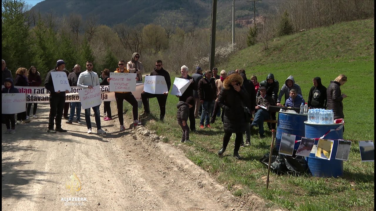 Kreševo: Mještani protestuju protiv fabrike kreča
