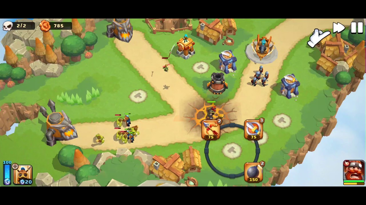 Let's Play - Wild Sky TD, Level 1-2 - Quiet Clearing, Greenvale Island