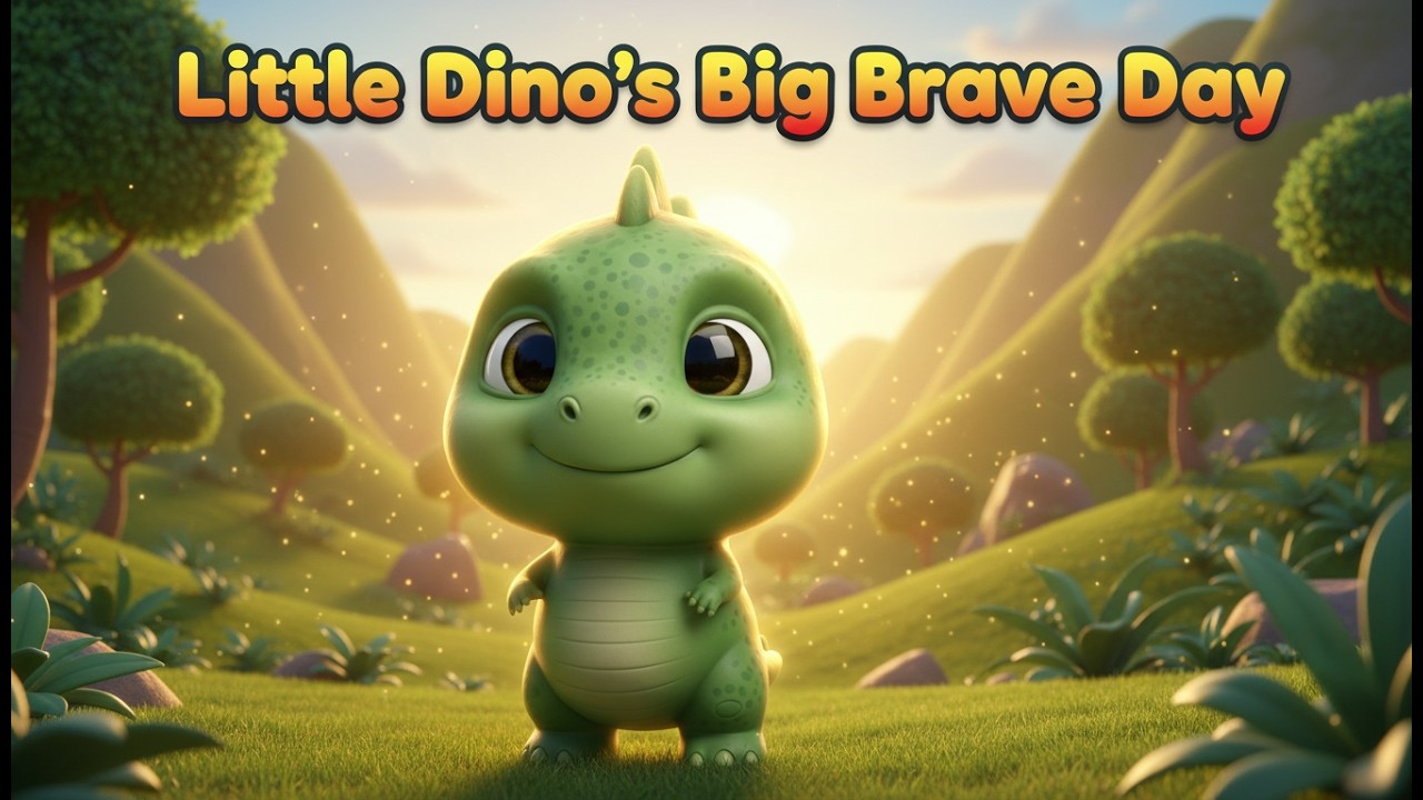 Little Dino’s Big Brave Day 🦖 | A Sweet Dinosaur Story for Kids