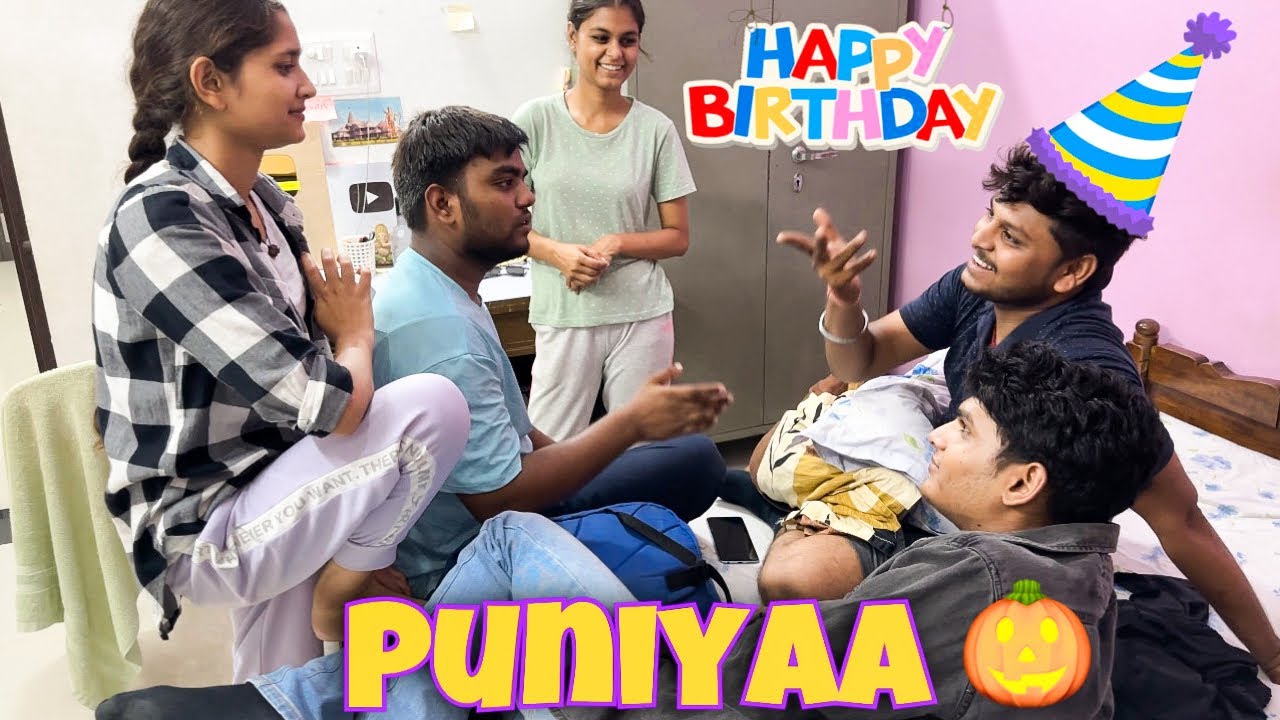 Happy Birthday Puniyaa 🎃 | The Roamer Amit | RAW #vlog