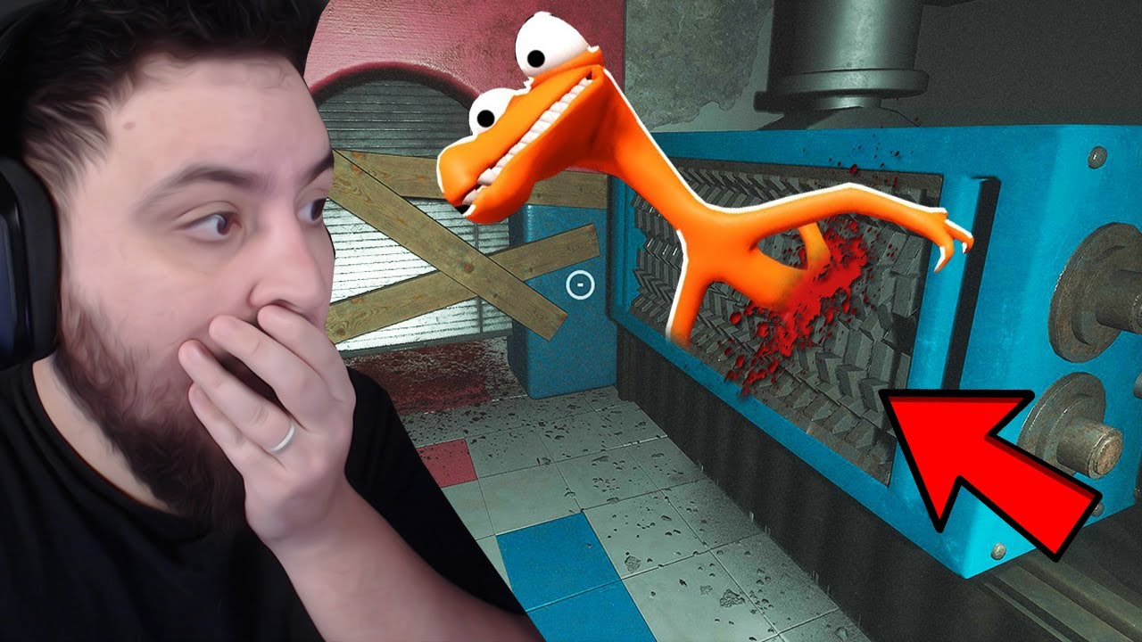 E SE COLOCARMOS O LARANJA NO MOEDOR DE BRINQUEDOS? O FIM RAINBOW FRIENDS - Poppy Playtime CAPITULO 2