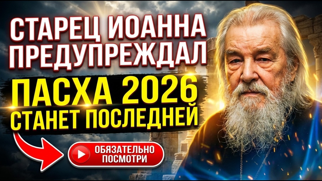ПРОРОЧЕСТВО АРХИМАНДРИТА ИОАННА: Перед Пасхой ОБЯЗАТЕЛЬНО сделай ЭТО, иначе будут ПОСЛЕДСТВИЯ!