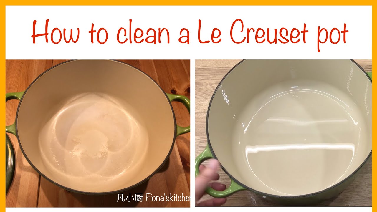 [EngSub]如何清洗珐琅锅 how to clean a Le Creuset enamel pot