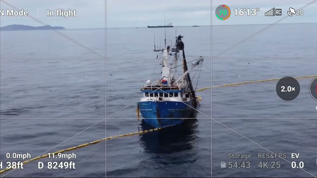 DJI Mini 2 Flight to a Mexican Fishing Boat - Out over the Pacific Ocean!
