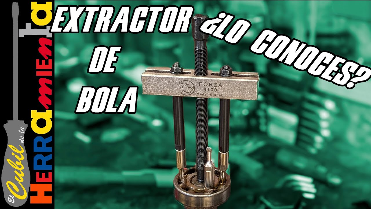 ¡EXTRACTOR DE RODAMIENTOS DE BOLA FORZA 4100! ¡SACA RODAMIENTOS SIN DESMONTAR EL EJE!