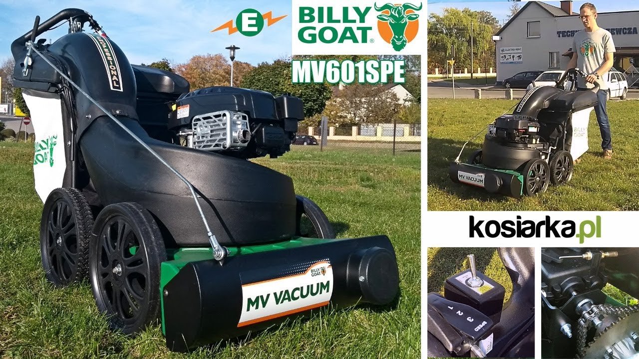 Odkurzacz do liści z napędem i rozrusznikiem elektrycznym Billy Goat MV601SPE