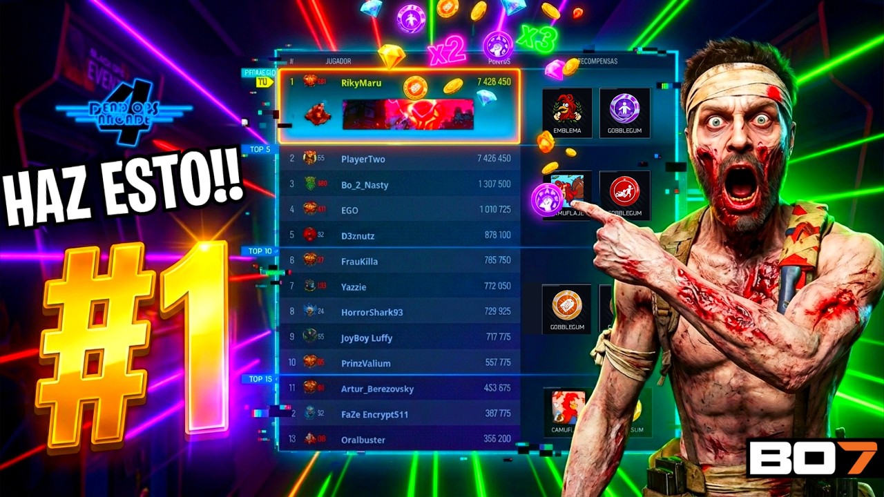 La Estrategia DEFINITIVA para Quedar #1 en Dead Ops Arcade 4 (Black Ops 7 Zombies)
