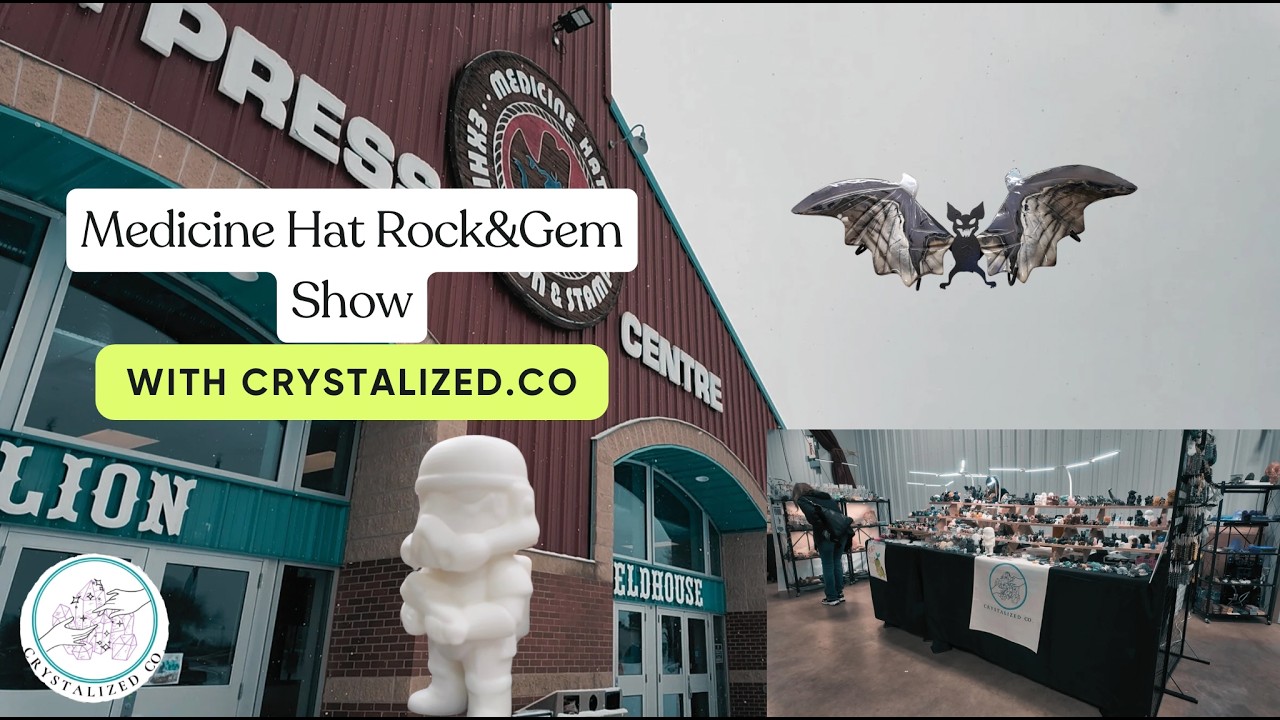 Medicine Hat Rock & Gem show BTS