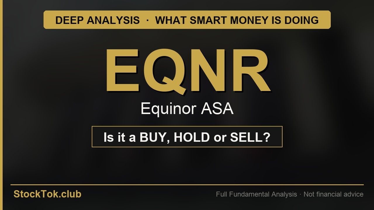 Equinor ASA (EQNR) &mdash; BEARISH | Full Deep Dive | StokTok