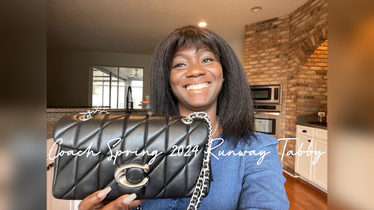 Coach Quilted Pillow Tabby 26, Spring 2024 Runway Collection