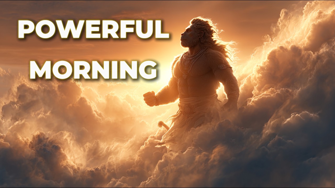Hanuman Chalisa 🕉 Powerful Morning Mantra for Strength, Courage & Positive Energy