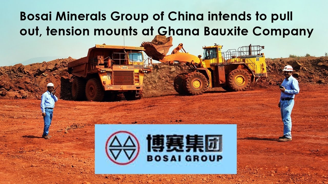 Bosai Minerals Group of China intends to pull out, tension mounts at Ghana Bauxite Company