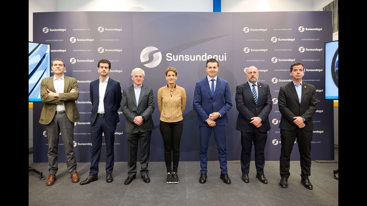 Visita Presidenta de Navarra y Ministro de Industria a Sunsundegui