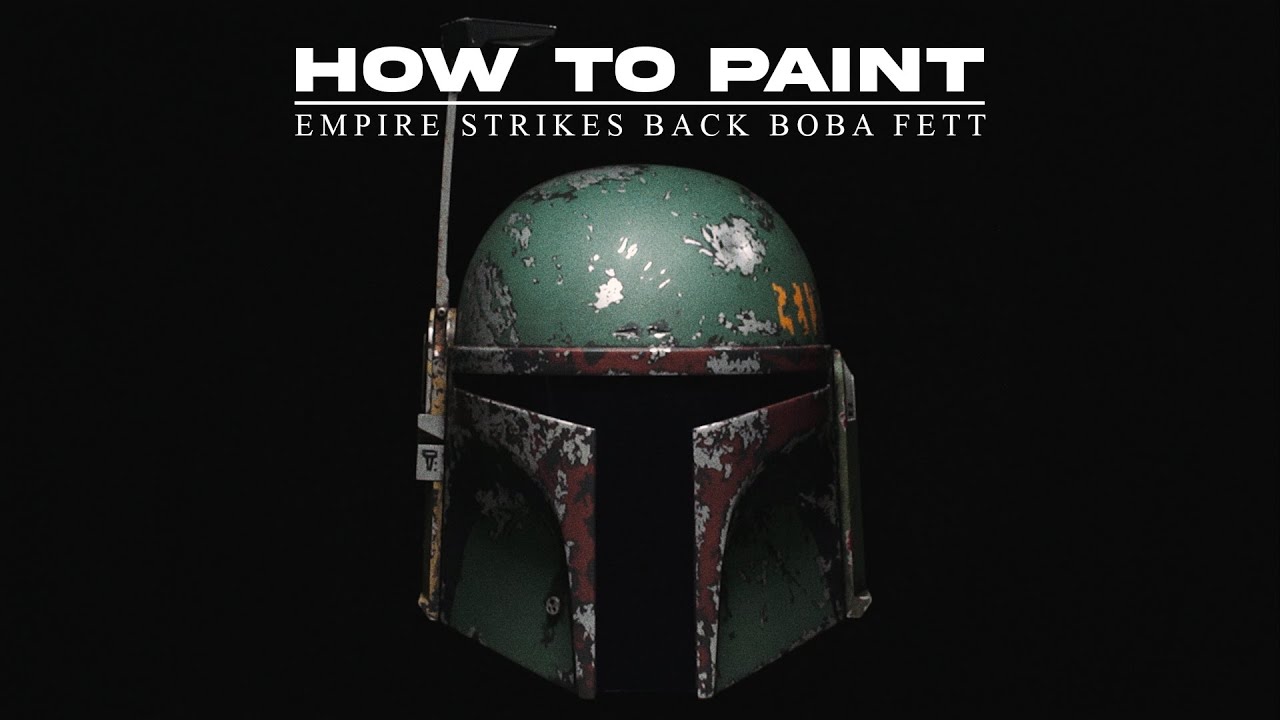 Как покрасить шлем ESB Boba Fett Screen Accurate (многослойная покраска и использование жидкой ма...