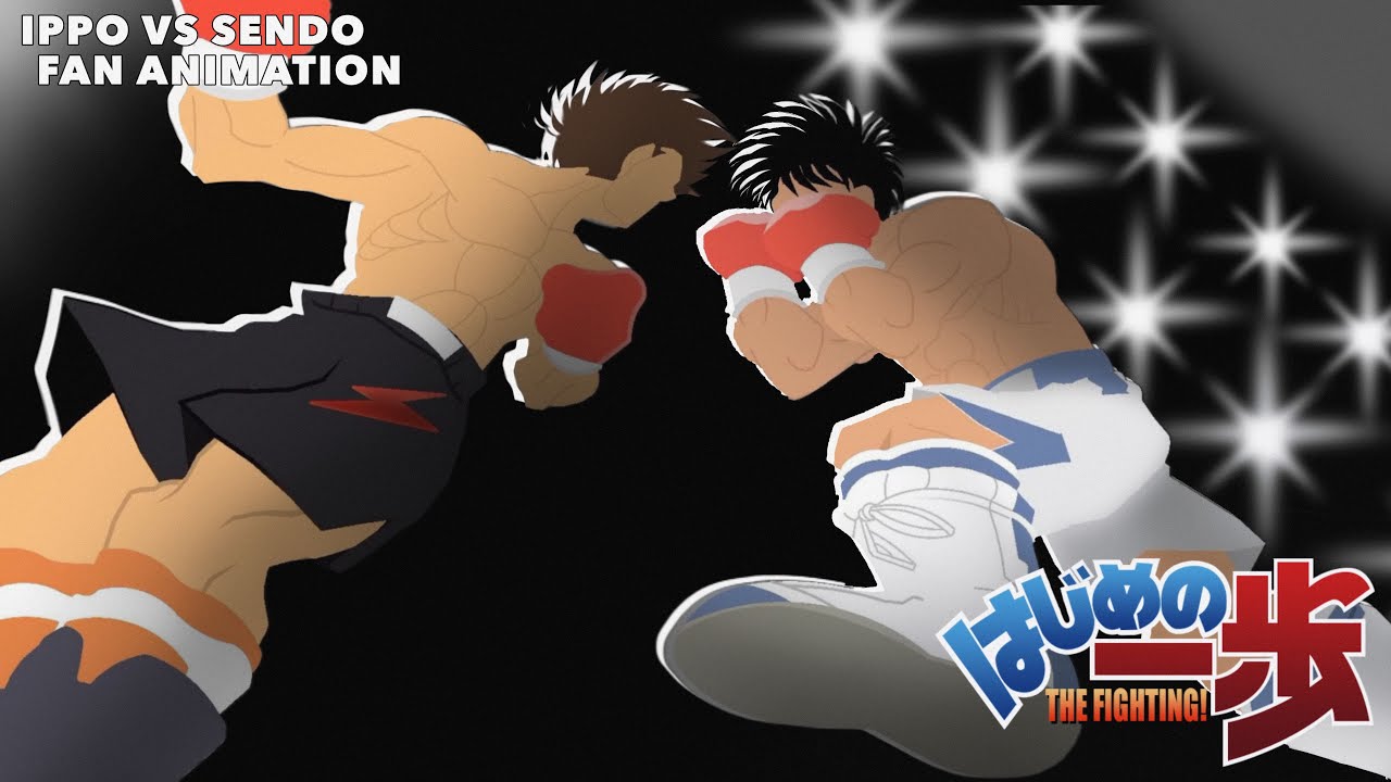 Ippo DESTROYS Sendo with Dempsey Roll | Stick Nodes Animation