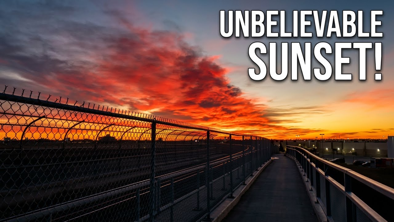 The Most Beautiful Sunset in Canada
