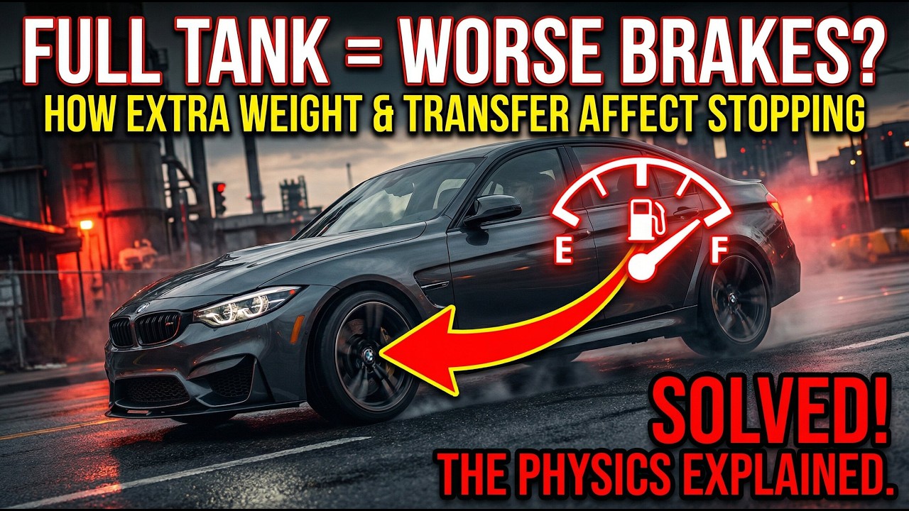 Why Your Car Brakes Feel Worse With a Full Tank of Gas