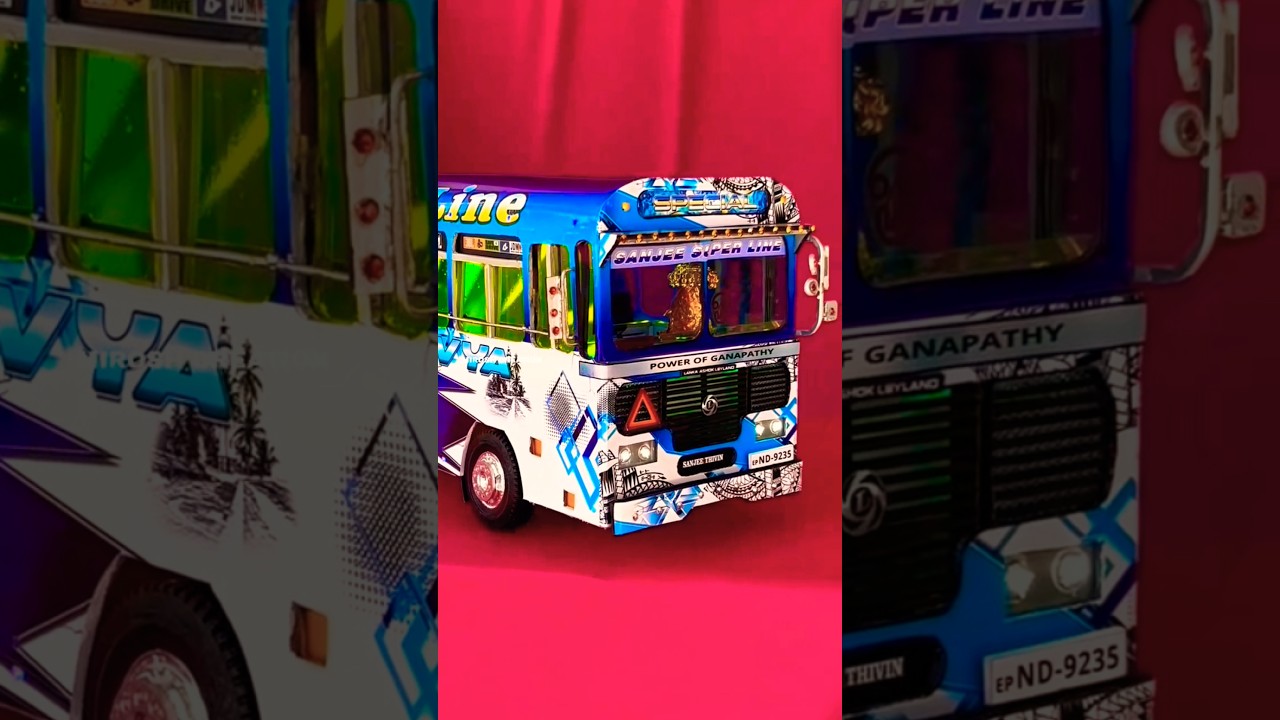 Handmade Ashok leyland bus #srilanka #ashokleyland #shorts