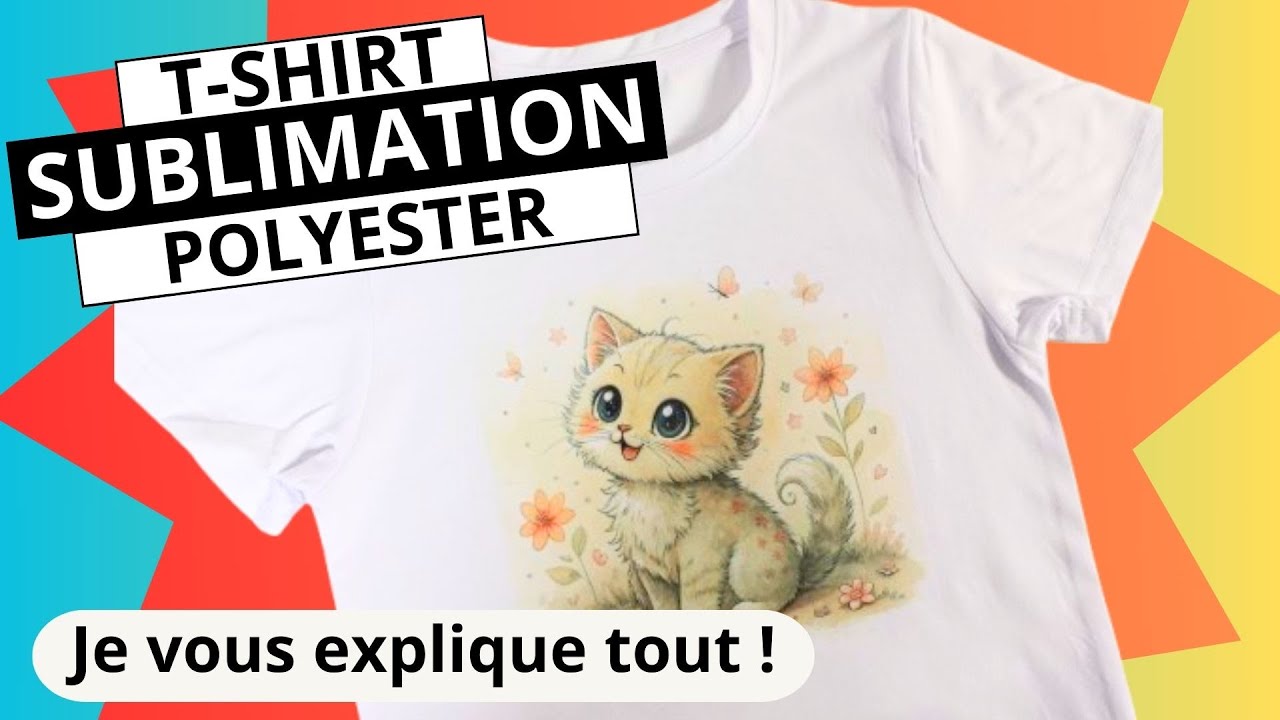 Tutoriel Sublimation t-shirt Polyester pour débutants : facile et rapide !