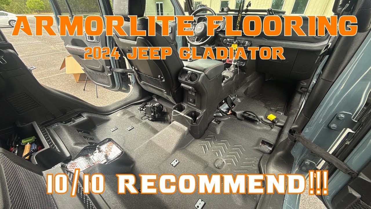 Jeep Gladiator Armorlite Flooring Install with Kilmat - 10/10 RECOMMEND!!!