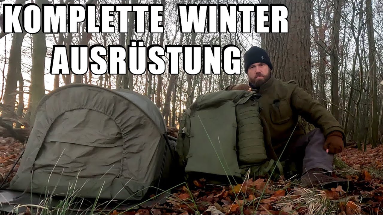 Komplette Winter Bushcraft und Trekking Ausrüstung