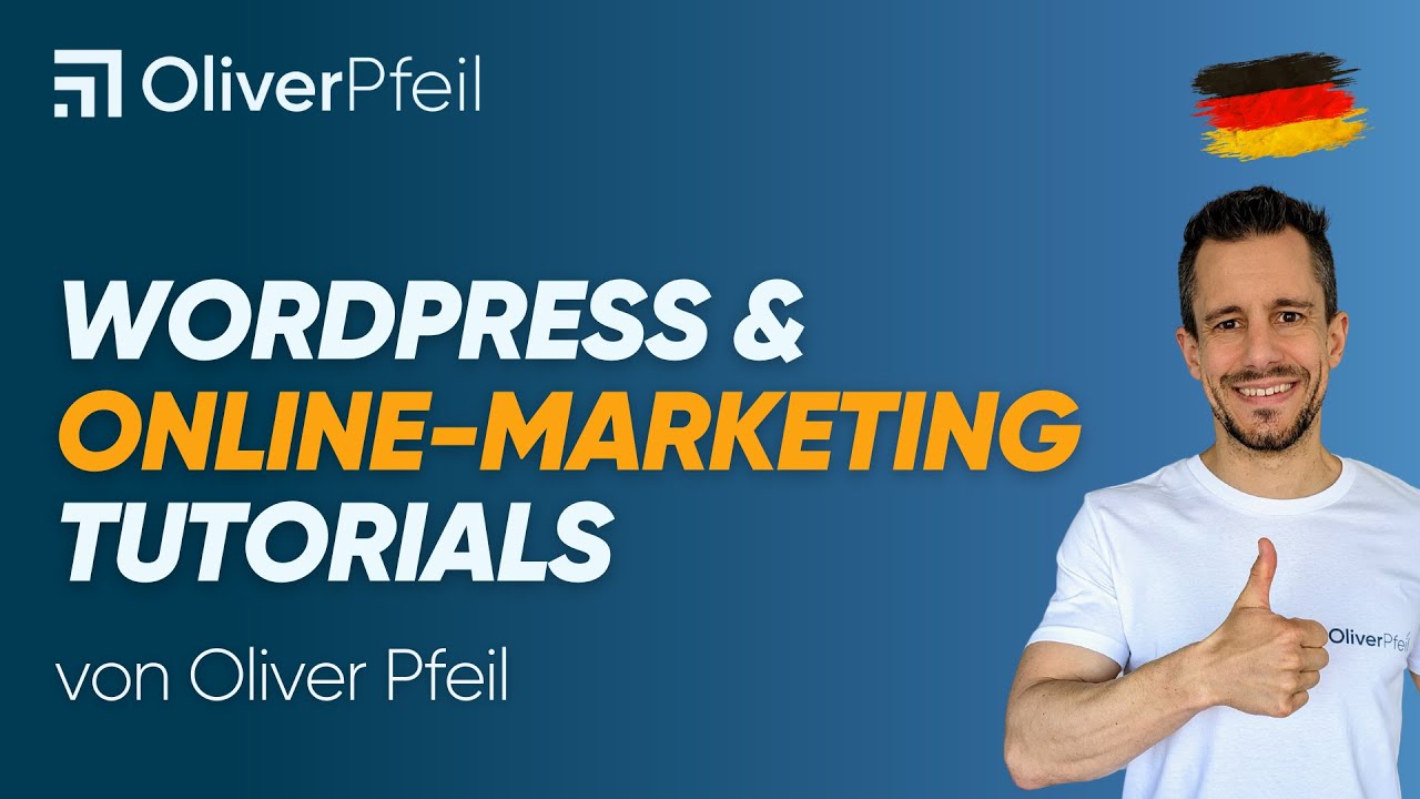 WordPress & Online-Marketing Tutorials von Oliver Pfeil 🇩🇪