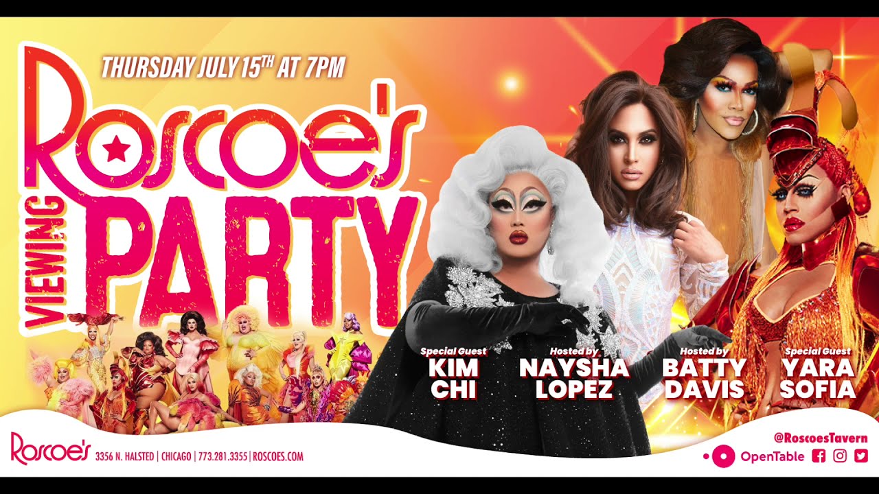 Kim Chi & Yara Sofia: Roscoe's RPDR AS6 Viewing Party hosted by Batty Davis & Naysha Lopez