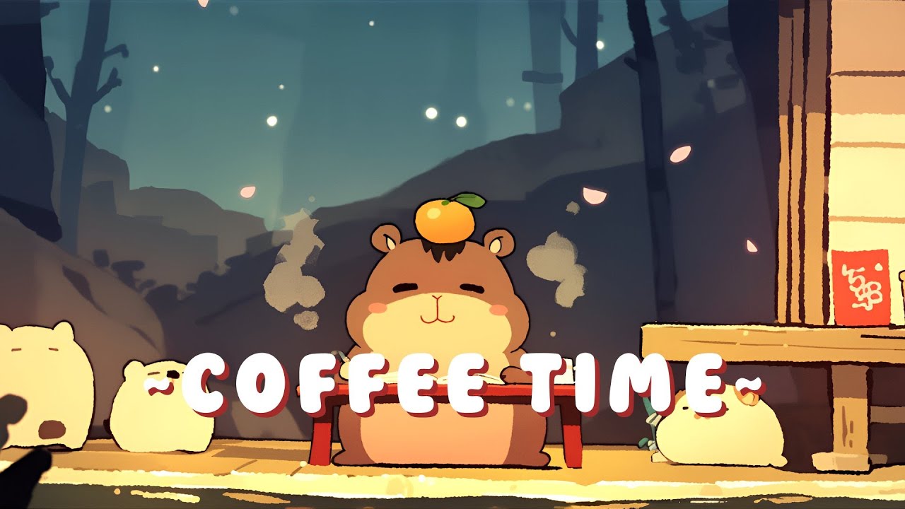 Capybara Lofi Collection | Study & Chill Music Mix 🦫 ✨ 🌙 | Focus Helper
