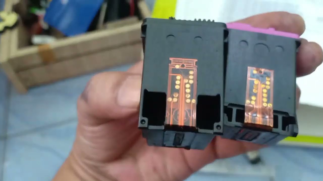 cara mengatasi katrid Printer hp tipe 680 tidak terbaca / 2135