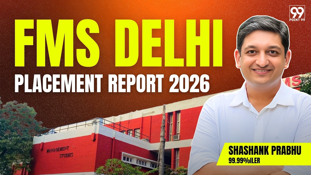 FMS Delhi Placement Report 2026 | Shashank Prabhu