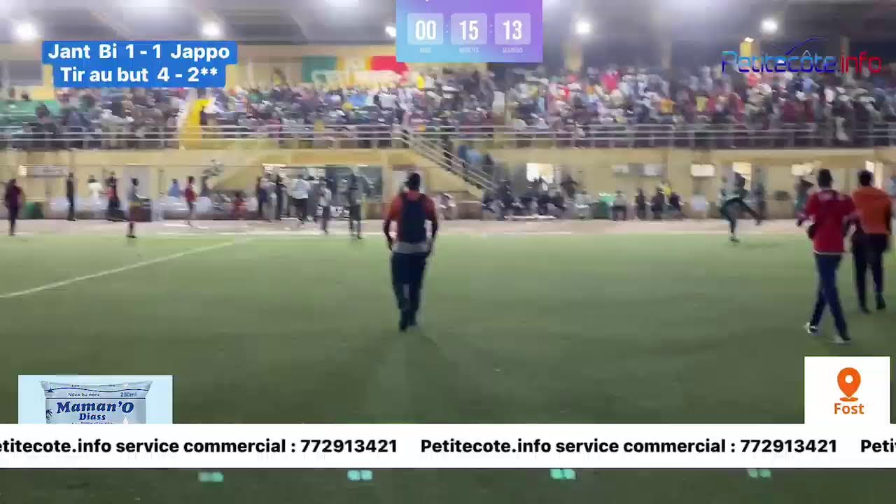 1/4 final Coupe du Maire de Mbour C3 de l’ODCAV de Mbour  Jant Bi vs Jappo tir  au but