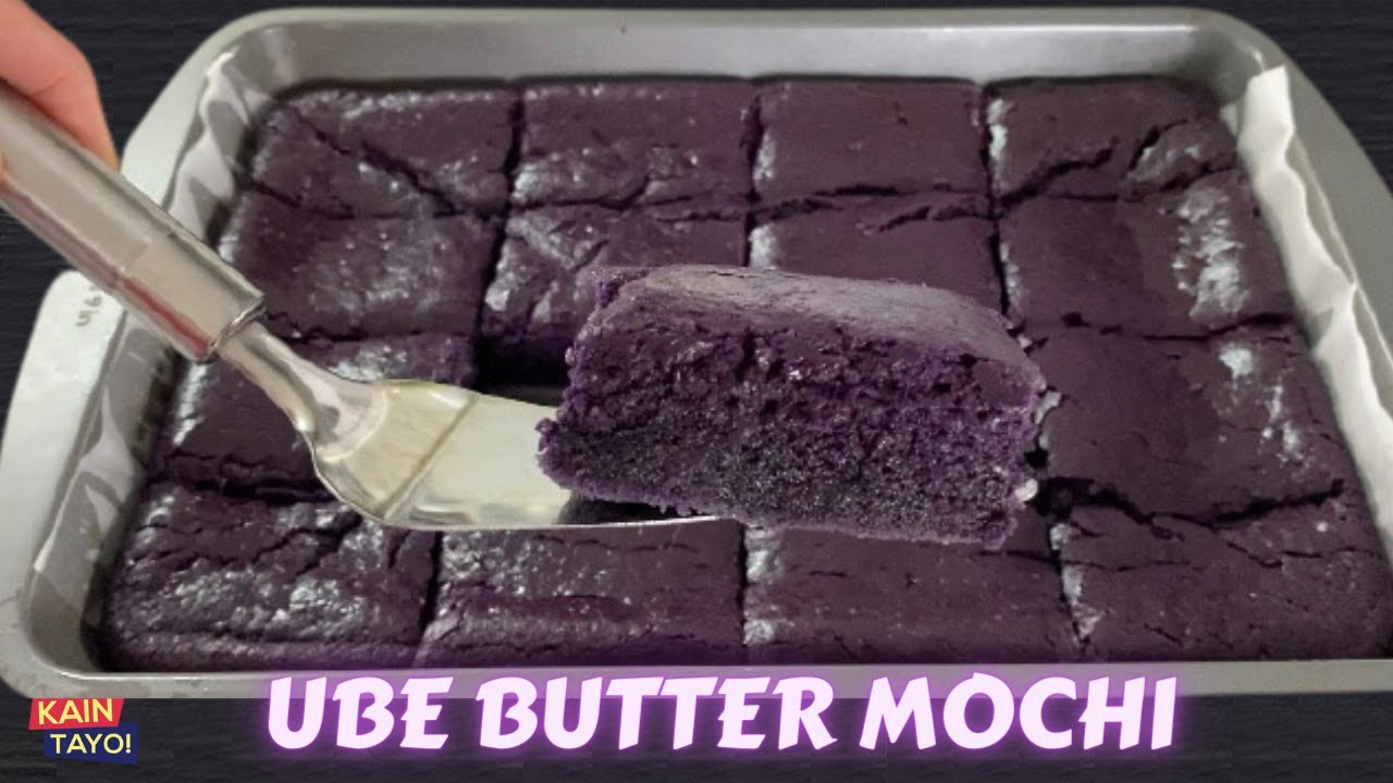 Ube Butter Mochi Recipe / So Delicious and Chewy Dessert
