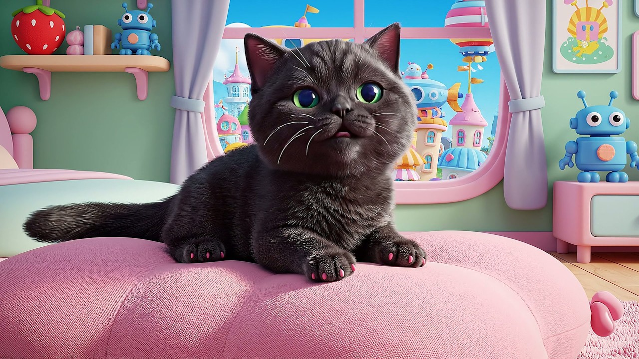 El Gato Dormilón Ronronea Ronronea | Canciones de Mascotas y Sonidos Relajantes
