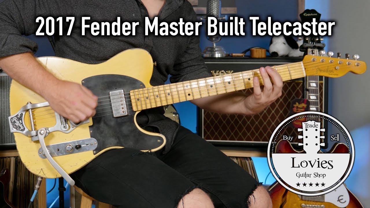 2017 Fender Master Built Telecaster - Son of a Gunn PW Tele